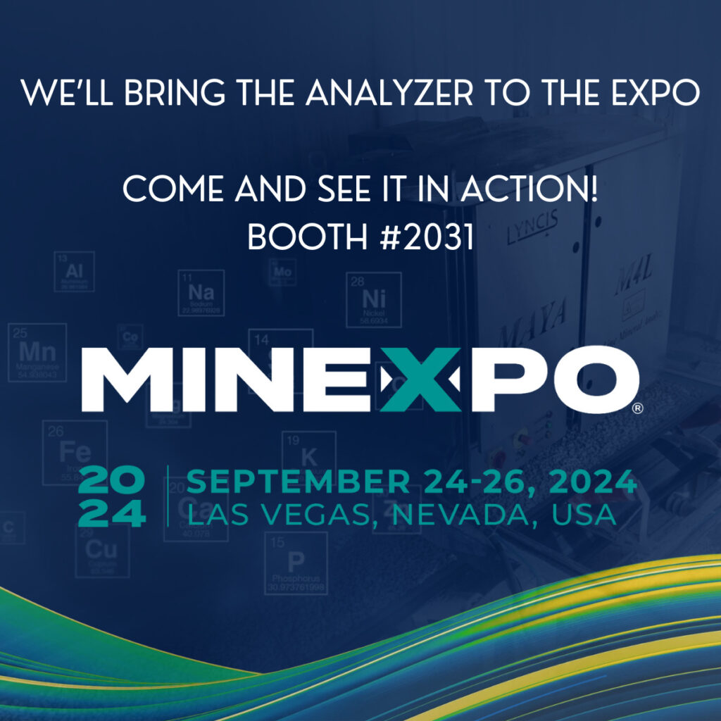 We are bringing the analyzer to the MINEXPO 2024!